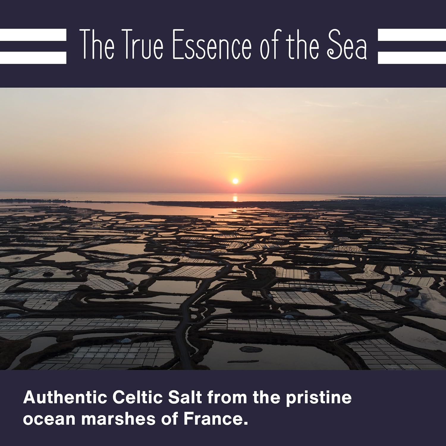 Sal Céltica Le Marinier Gris Gruesa 1.1 lb (18 oz) – Sal Marina Natural, Rica en Minerales, Sin Refinar